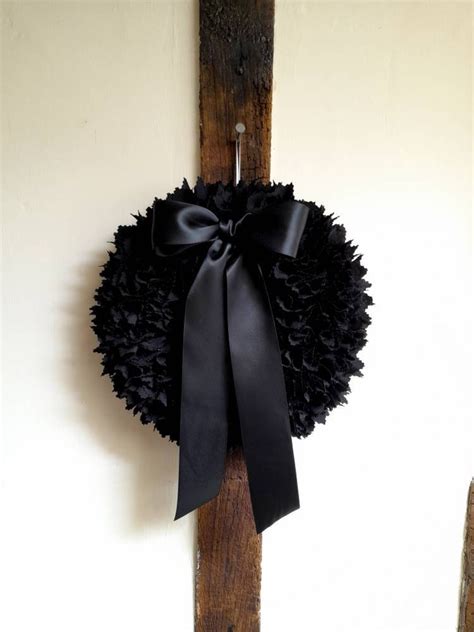 black wreath for mourning|bereavement wreaths for front door.